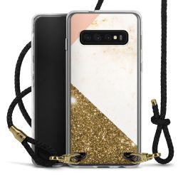 Carry Case Transparent Leather black/gold