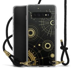 Carry Case Transparent Leather black/gold