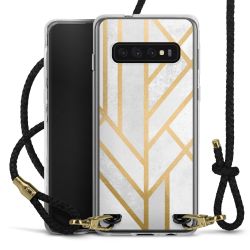 Carry Case Transparent Leather black/gold