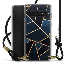 Carry Case Transparent Leather black/gold