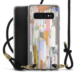 Carry Case Transparent Leather black/gold