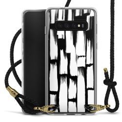 Carry Case Transparent Leather black/gold