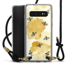 Carry Case Transparent Leather black/gold