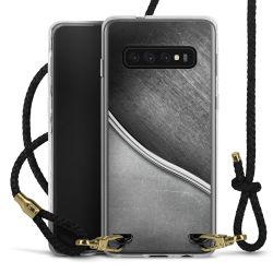 Carry Case Transparent Leather black/gold