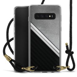 Carry Case Transparent Leather black/gold