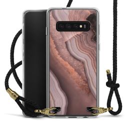 Carry Case Transparent Leather black/gold