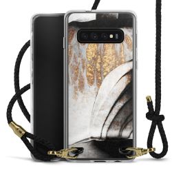 Carry Case Transparent Leather black/gold