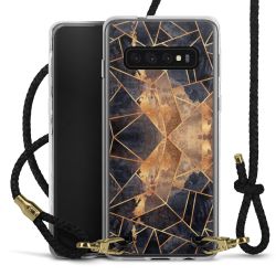 Carry Case Transparent Leather black/gold