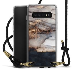 Carry Case Transparent Leather black/gold