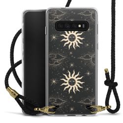 Carry Case Transparent Leather black/gold