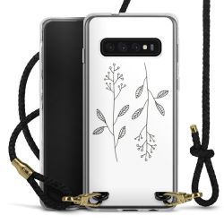 Carry Case Transparent Leather black/gold