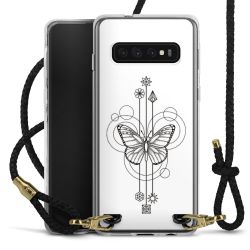 Carry Case Transparent Leather black/gold