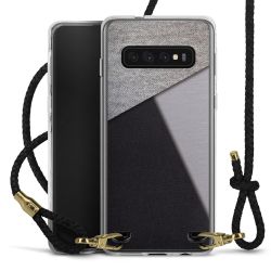 Carry Case Transparent Leather black/gold