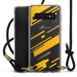 Carry Case Transparent Leather black/gold