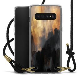 Carry Case Transparent Leather black/gold