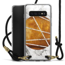 New Carry Case Transparent Leder schwarz/gold