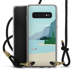 Carry Case Transparent Leather black/gold