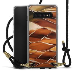 Carry Case Transparent Leather black/gold