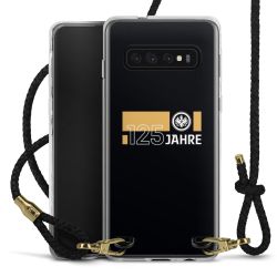 Carry Case Transparent Leder schwarz/gold