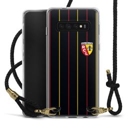 New Carry Case Transparent Leder schwarz/gold