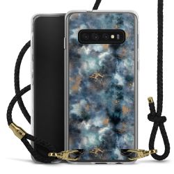 Carry Case Transparent Leather black/gold