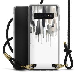 Carry Case Transparent Leather black/gold