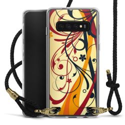 Carry Case Transparent Leather black/gold