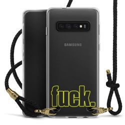 Carry Case Transparent Leather black/gold