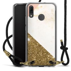 Carry Case Transparent Leather black/gold