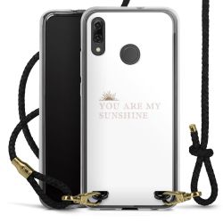 Carry Case Transparent Leather black/gold