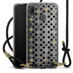 Carry Case Transparent Leather black/gold