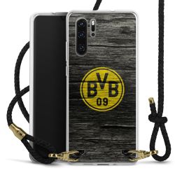 Carry Case Transparent Leather black/gold