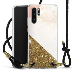 Carry Case Transparent Leather black/gold