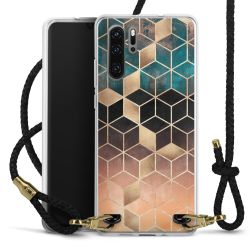 Carry Case Transparent Leather black/gold