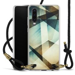 Carry Case Transparent Leather black/gold