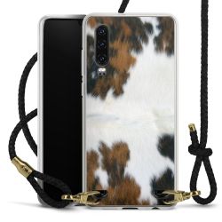 Carry Case Transparent Leather black/gold