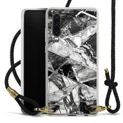 Carry Case Transparent Leather black/gold