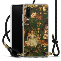 Carry Case Transparent Leather black/gold