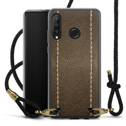 Carry Case Transparent Leather black/gold