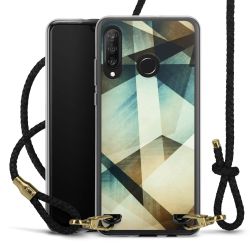 Carry Case Transparent Leather black/gold