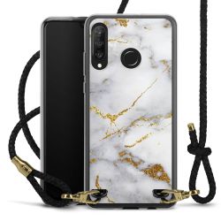 Carry Case Transparent Leather black/gold