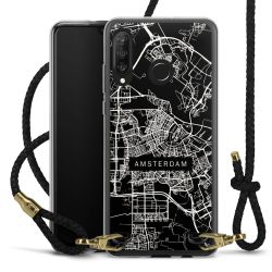 Carry Case Transparent Leather black/gold