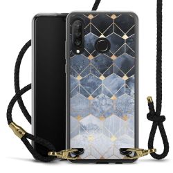 Carry Case Transparent Leather black/gold