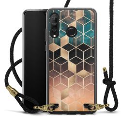 Carry Case Transparent Leather black/gold