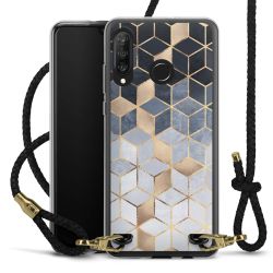 Carry Case Transparent Leather black/gold