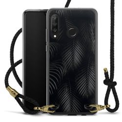 Carry Case Transparent Leather black/gold