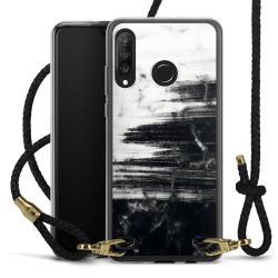 Carry Case Transparent Leather black/gold