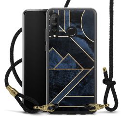 Carry Case Transparent Leather black/gold