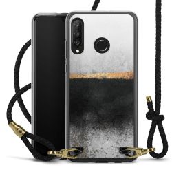 Carry Case Transparent Leather black/gold