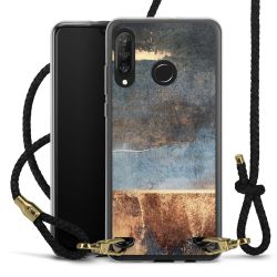 Carry Case Transparent Leather black/gold